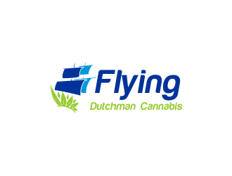 Flying Dutchman Cannabis logo design by akhi