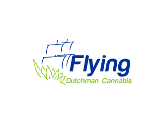 Flying Dutchman Cannabis logo design by akhi