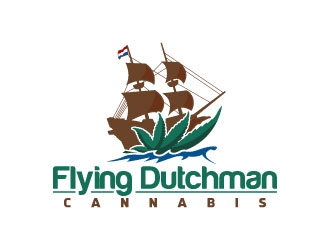 Flying Dutchman Cannabis logo design by daywalker