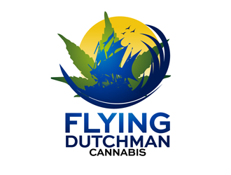 Flying Dutchman Cannabis logo design by enzidesign