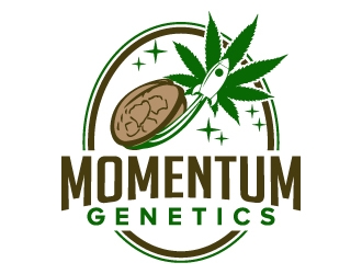 Momentum Genetics logo design by jaize