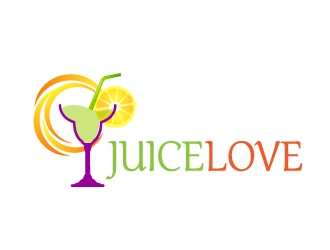 JUICE LOVE logo design by Dawnxisoul393