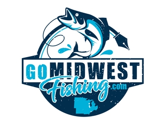 GoMidwestFishing.com logo design by DreamLogoDesign