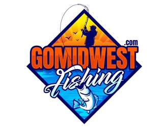 GoMidwestFishing.com logo design by DreamLogoDesign