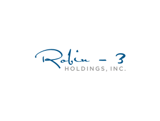 Robin - 3 Holdings, Inc.  logo design by vostre