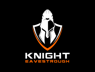 Knight Eavestrough logo design by shadowfax