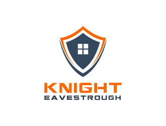 Knight Eavestrough logo design by shadowfax