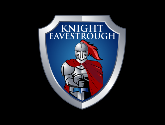 Knight Eavestrough logo design by Kruger