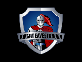Knight Eavestrough logo design by Kruger