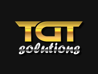 TDT SOLUTIONS logo design by fantastic4