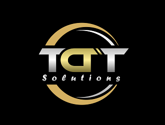 TDT SOLUTIONS logo design by Gopil
