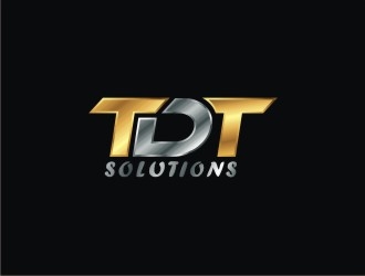 TDT SOLUTIONS logo design by agil