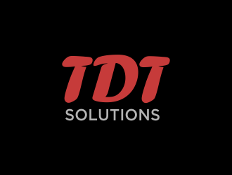 TDT SOLUTIONS logo design by oke2angconcept