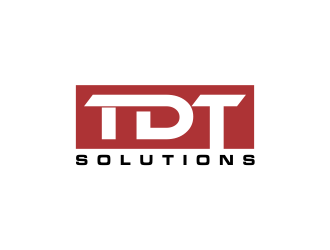 TDT SOLUTIONS logo design by oke2angconcept