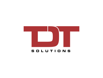 TDT SOLUTIONS logo design by oke2angconcept