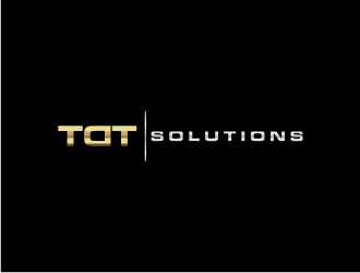 TDT SOLUTIONS logo design by dewipadi