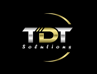 TDT SOLUTIONS logo design by Gopil
