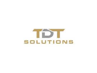 TDT SOLUTIONS logo design by bricton