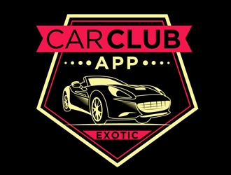 Car Club App logo design by DreamLogoDesign