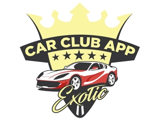 Car Club App logo design by DreamLogoDesign