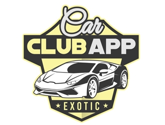Car Club App logo design by DreamLogoDesign