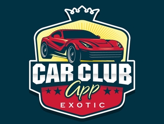 Car Club App logo design by DreamLogoDesign