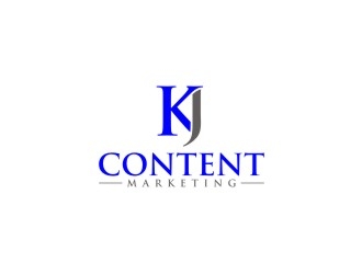 KJ Content Marketing logo design by agil