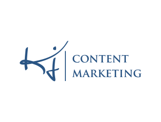 KJ Content Marketing logo design by oke2angconcept