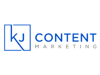 KJ Content Marketing logo design by blackcane