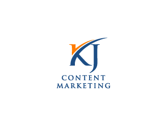 KJ Content Marketing logo design by emyouconcept