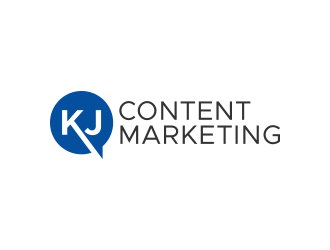 KJ Content Marketing logo design by lexipej