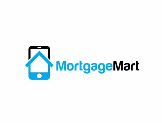MortgageMart logo design by serprimero