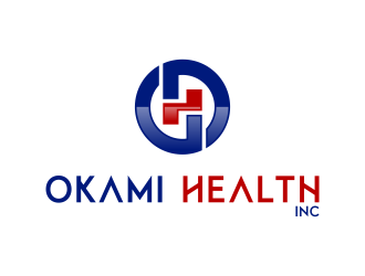 OKAMI HEALTH INC logo design by pakNton