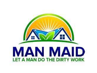 Man Maid logo design by amar_mboiss