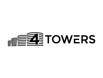 4-Towers logo design by Kewin