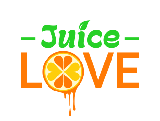 JUICE LOVE logo design by Dakon