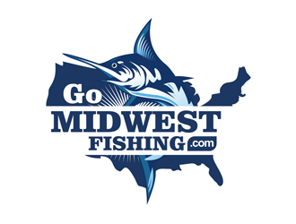 GoMidwestFishing.com logo design by enzidesign