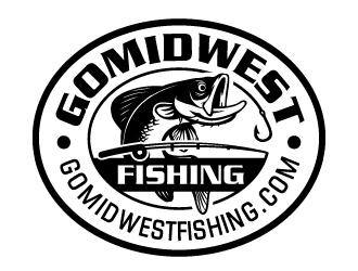 GoMidwestFishing.com logo design by ORPiXELSTUDIOS