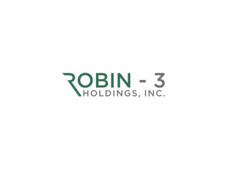 Robin - 3 Holdings, Inc.  logo design by vostre