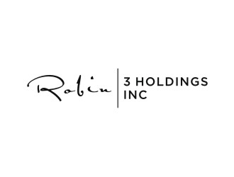 Robin - 3 Holdings, Inc.  logo design by Franky.