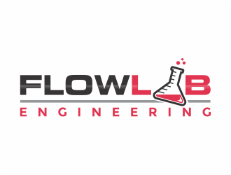 Flow Lab Engineering logo design by mutafailan