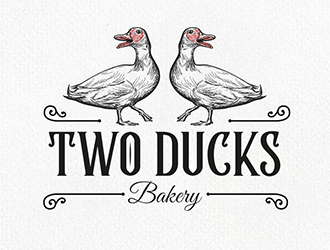 Two Ducks Bakery logo design by Optimus
