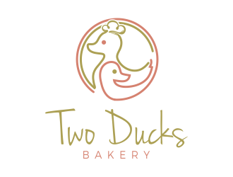Two Ducks Bakery logo design by kopipanas