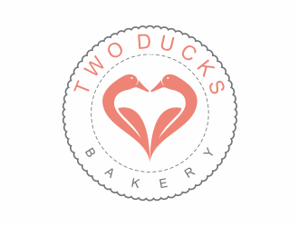 Two Ducks Bakery logo design by mutafailan