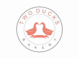 Two Ducks Bakery logo design by mutafailan