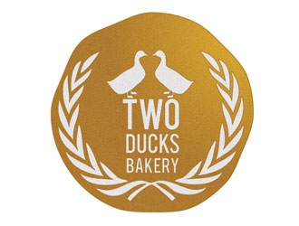 Two Ducks Bakery logo design by WhiteOwl