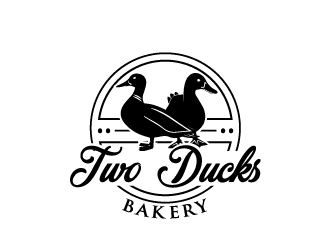 Two Ducks Bakery logo design by samuraiXcreations