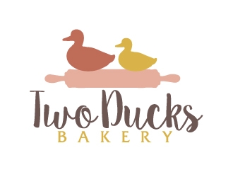 Two Ducks Bakery logo design by ElonStark