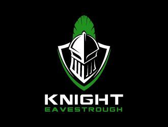Knight Eavestrough logo design by shadowfax