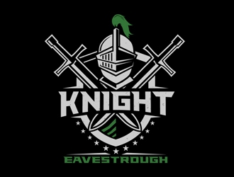 Knight Eavestrough logo design by DreamLogoDesign